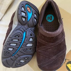 Merrell Kids Primo Patch Mocs Brown Suede